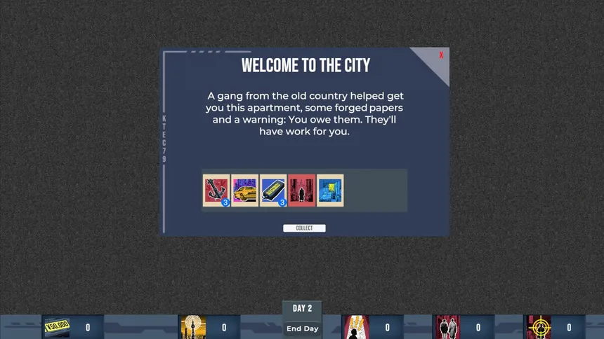 Скриншот 1 к игре MafiaPunk: A Card Sim