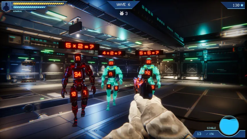 Скриншот 1 к игре MATH FPS : Solve Or Die