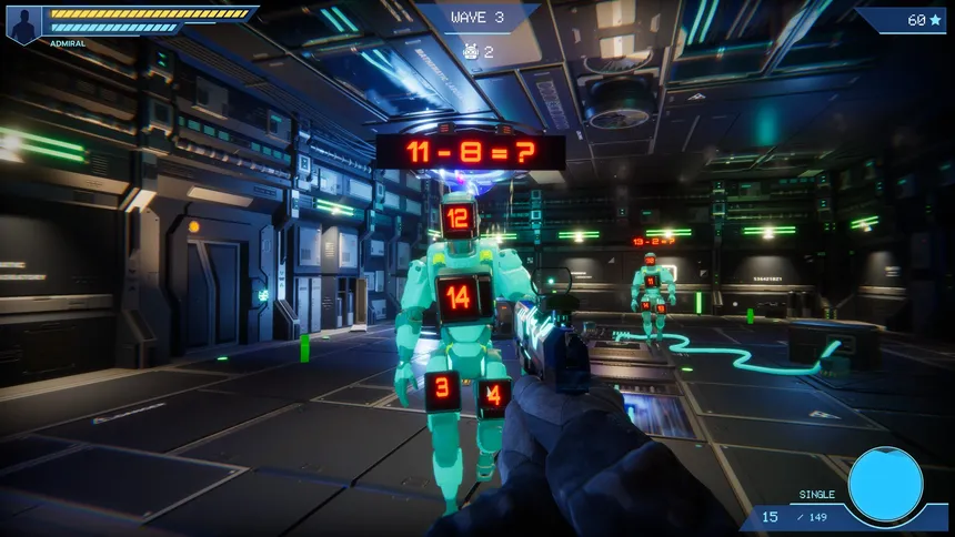 Скриншот 2 к игре MATH FPS : Solve Or Die