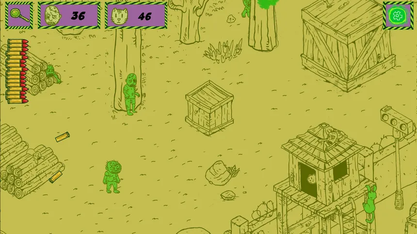 Скриншот 3 к игре Cats vs Zombies II