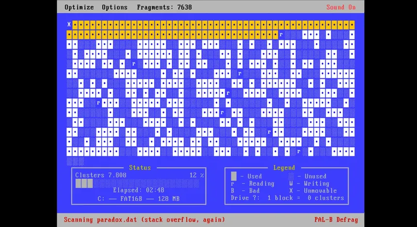 Скриншот 2 к игре Idle Defragmenter 95
