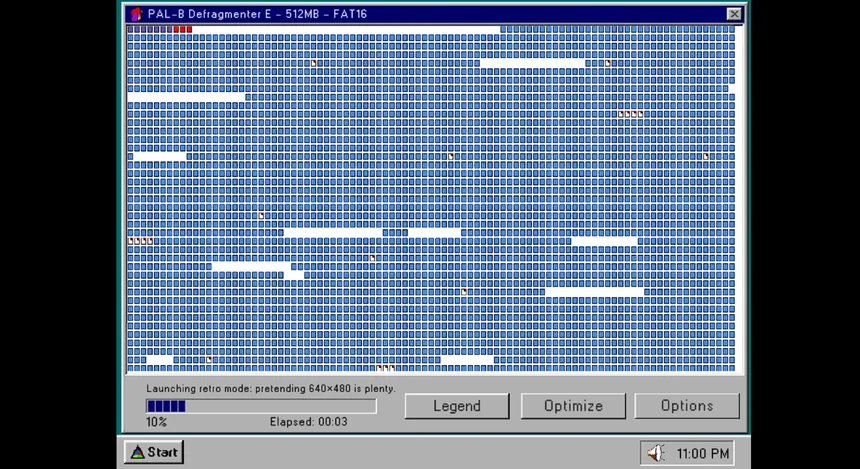 Скриншот 4 к игре Idle Defragmenter 95
