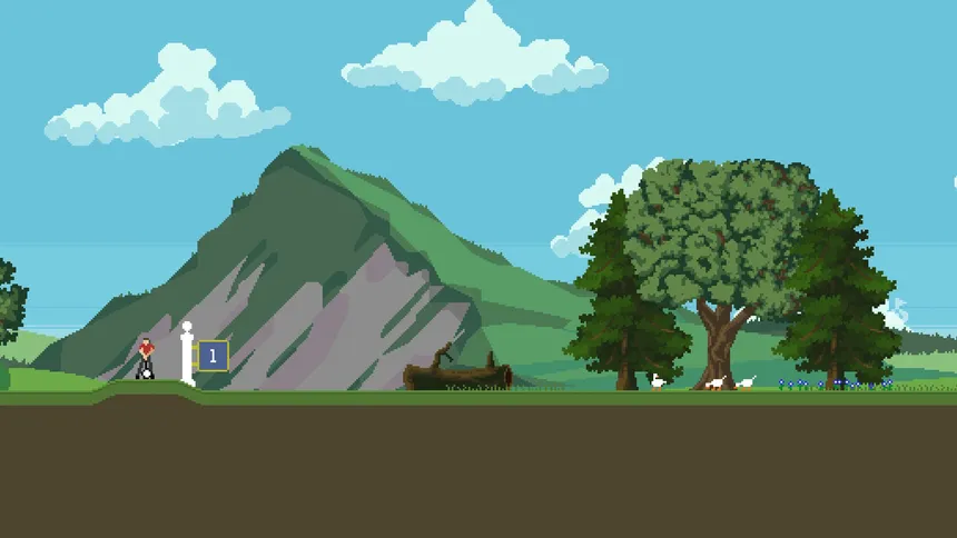 Скриншот 1 к игре Retro Golf Mania