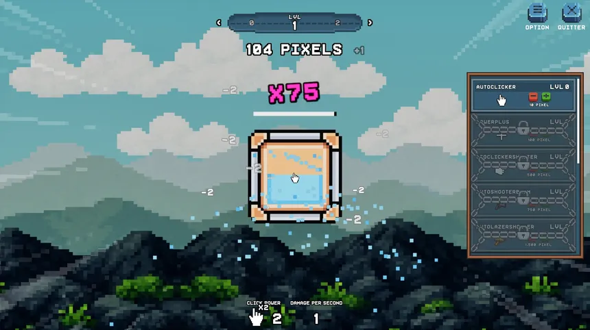 Скриншот 1 к игре Pixel Clicker