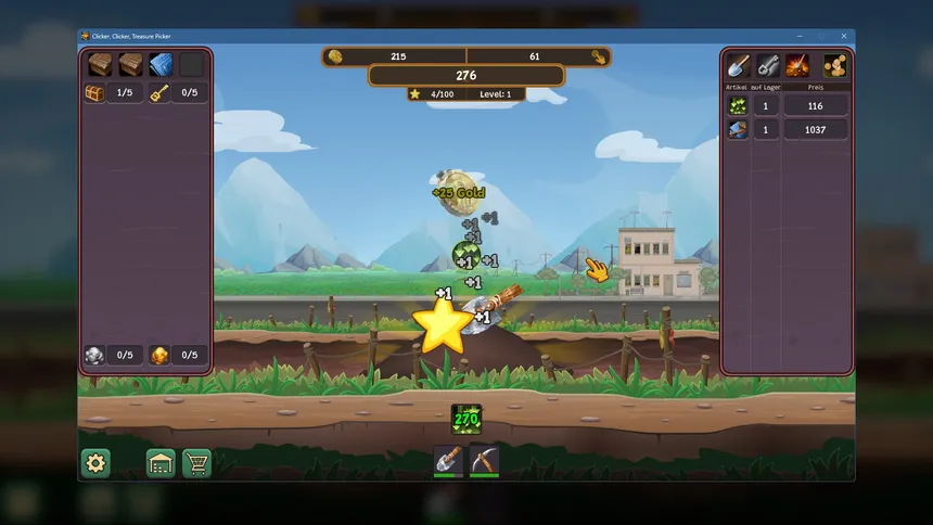 Скриншот 4 к игре Clicker Clicker Treasure Picker