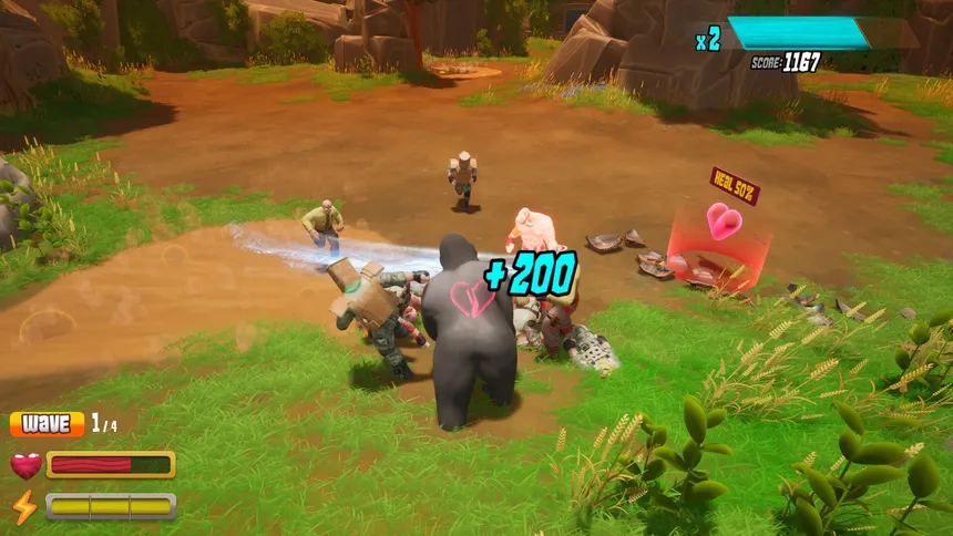 Скриншот 2 к игре Gorilla Gauntlet