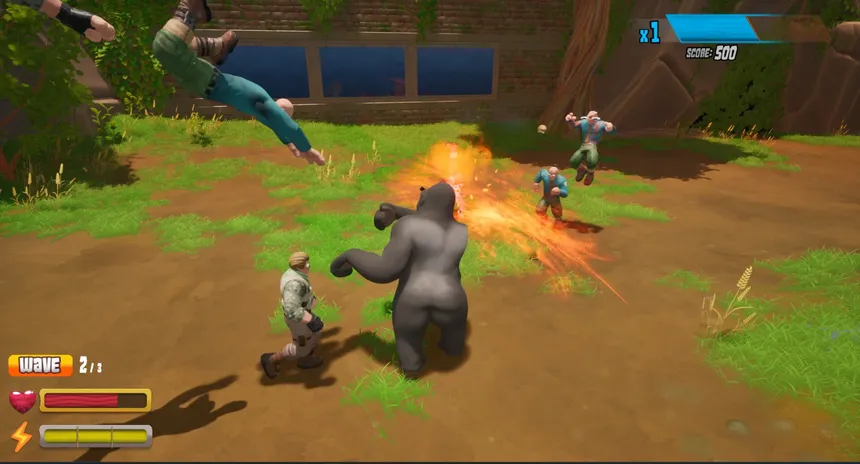 Скриншот 4 к игре Gorilla Gauntlet
