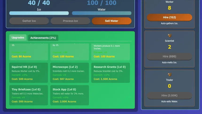 Скриншот 3 к игре Squirrel Idle Tycoon
