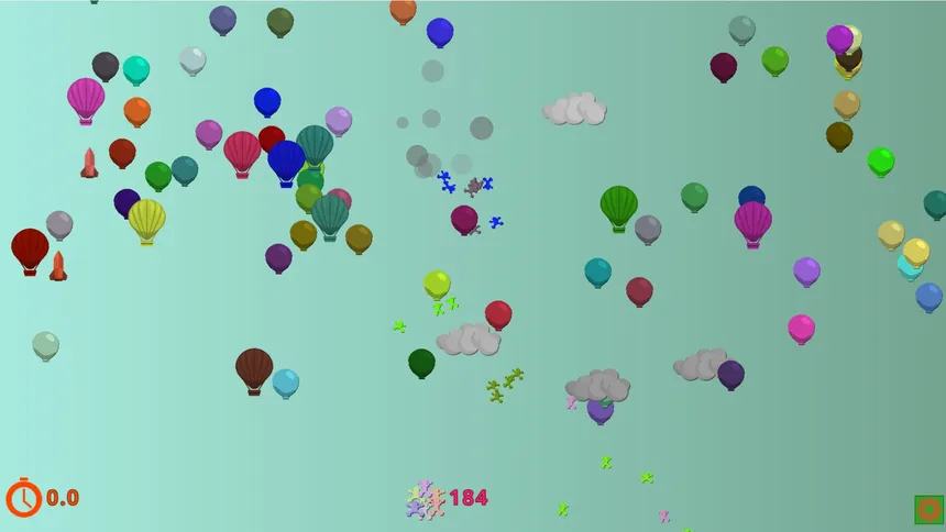 Скриншот 3 к игре Pop Balloons and Drop People
