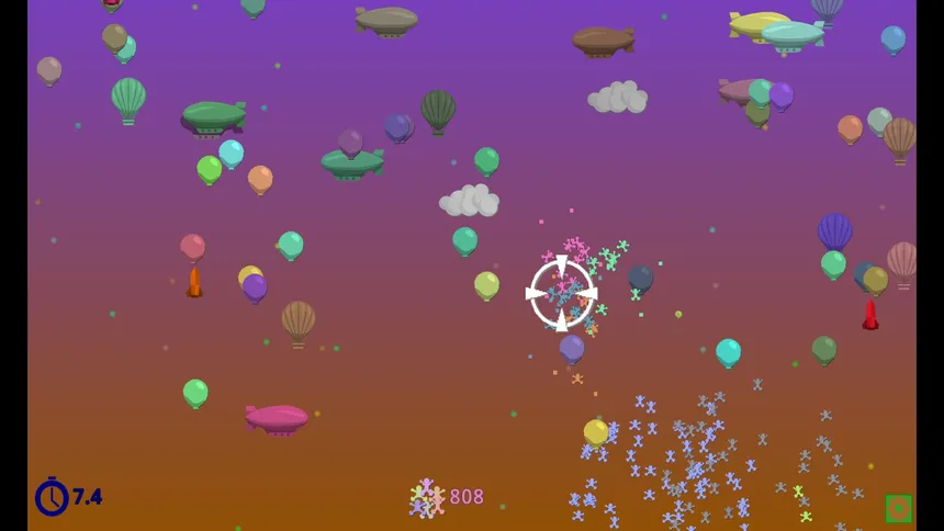 Скриншот 8 к игре Pop Balloons and Drop People