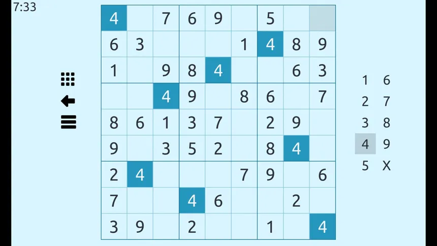Скриншот 2 к игре Sudoku: Essential