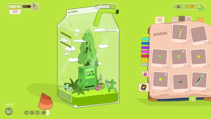 Скриншот 1 к игре Mysarium: Cozy Lo-fi Terrarium