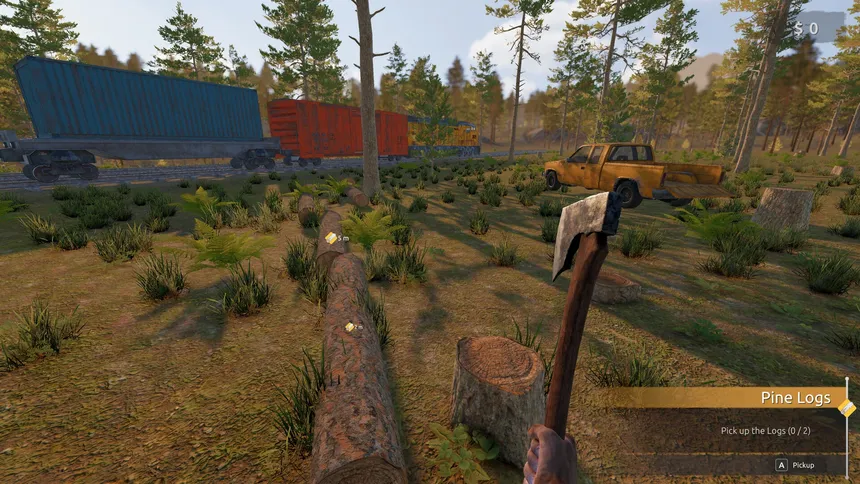 Скриншот 2 к игре Timberflow: Sawmill Simulator