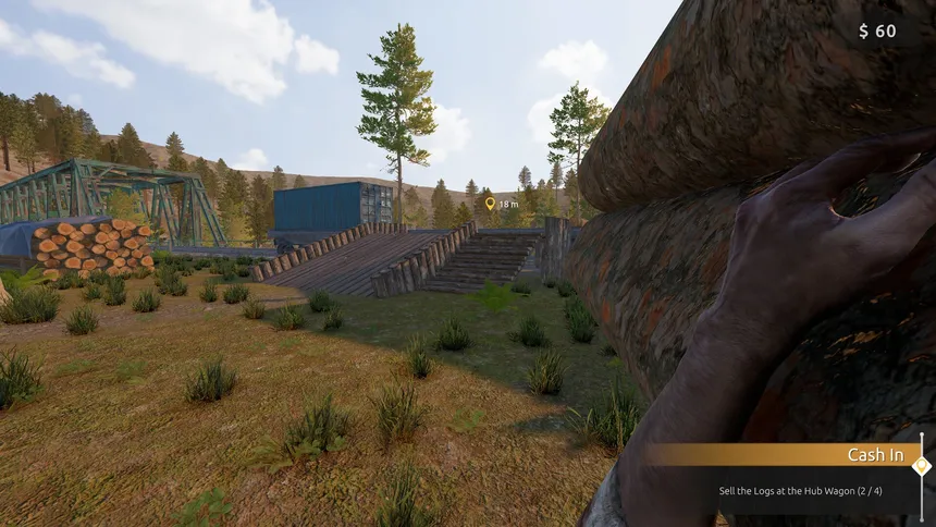 Скриншот 3 к игре Timberflow: Sawmill Simulator