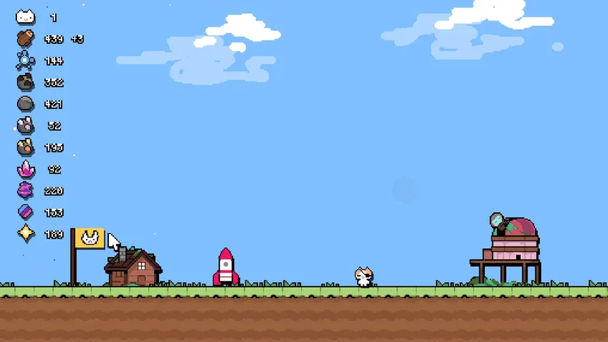 Скриншот 2 к игре Cats to the Moon