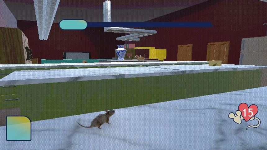 Скриншот 1 к игре Low Poly Mouse Game