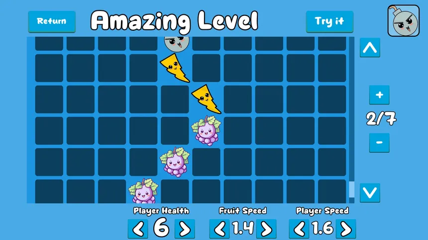 Скриншот 2 к игре FruitFall Catcher
