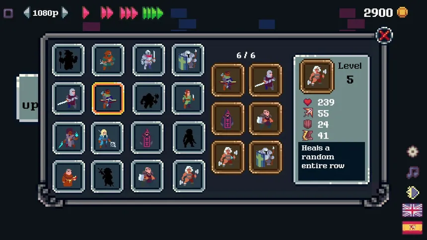 Скриншот 2 к игре Dungeon Tactics: Idle, Incremental, Autobattler