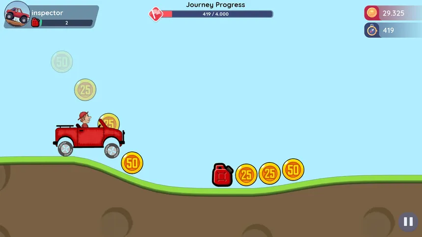 Скриншот 1 к игре Extreme Hill Driver
