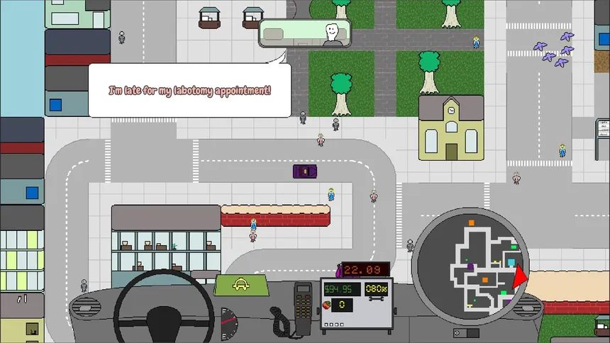 Скриншот 1 к игре Quirky Cabbie