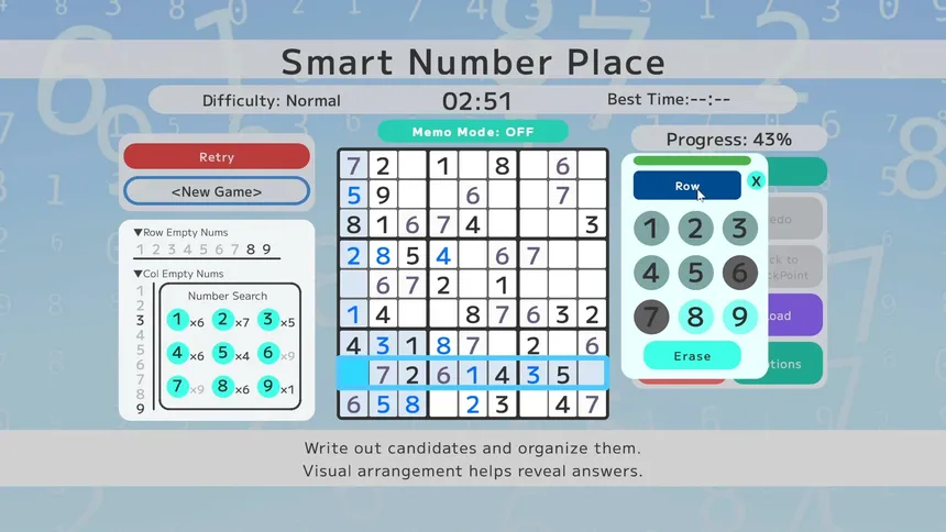 Скриншот 2 к игре Smart Number Place