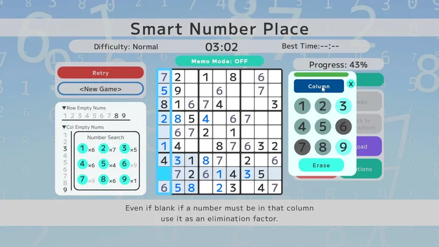 Скриншот 3 к игре Smart Number Place