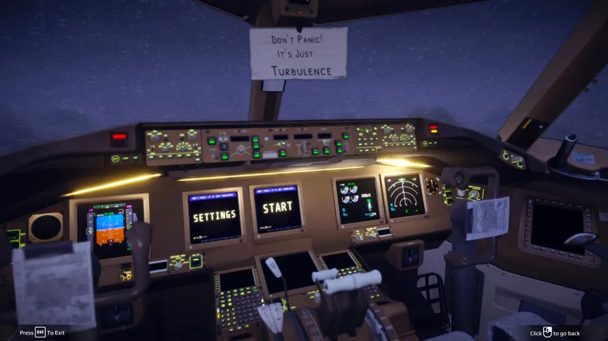 Скриншот 1 к игре Don't Panic! It is Just Turbulence