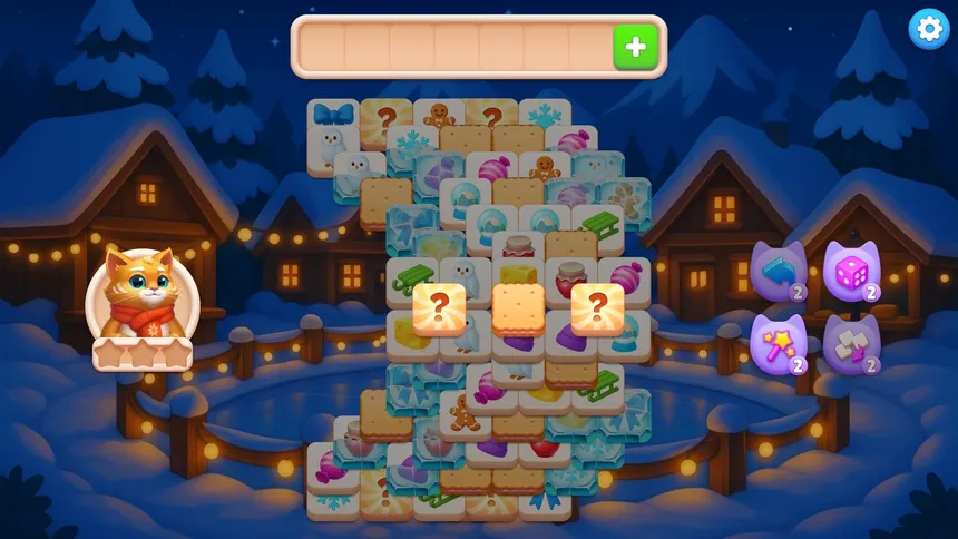 Скриншот 1 к игре Catjong 2: Pawprints in the Snow
