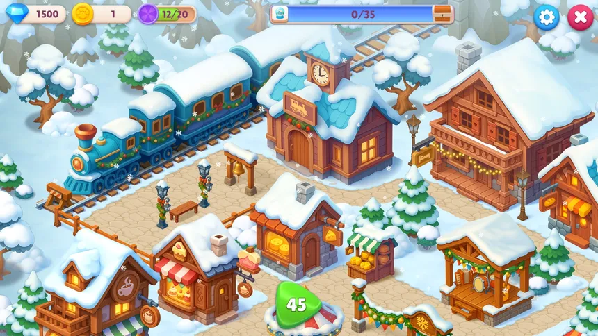 Скриншот 3 к игре Catjong 2: Pawprints in the Snow