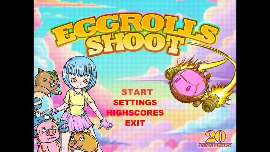 Скриншот 1 к игре Eggrolls Shoot