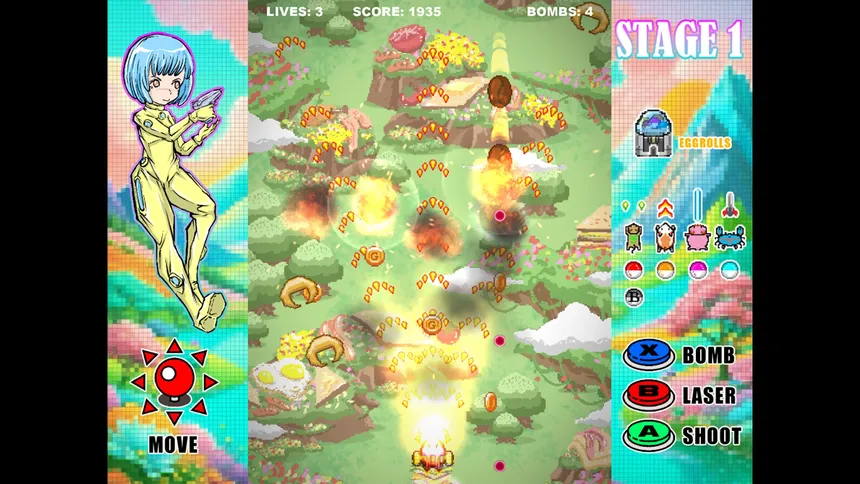 Скриншот 3 к игре Eggrolls Shoot