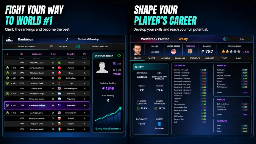Скриншот 3 к игре Absolute Tennis Manager 2