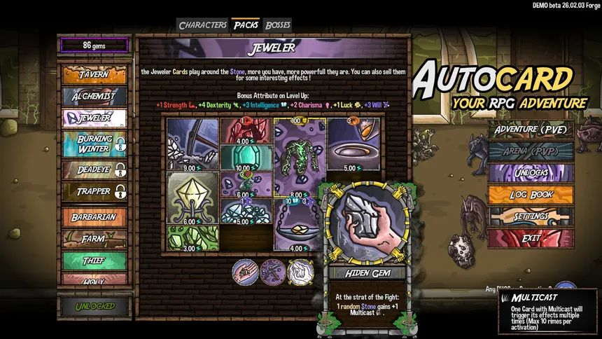 Скриншот 6 к игре Autocard - Your RPG Adventure