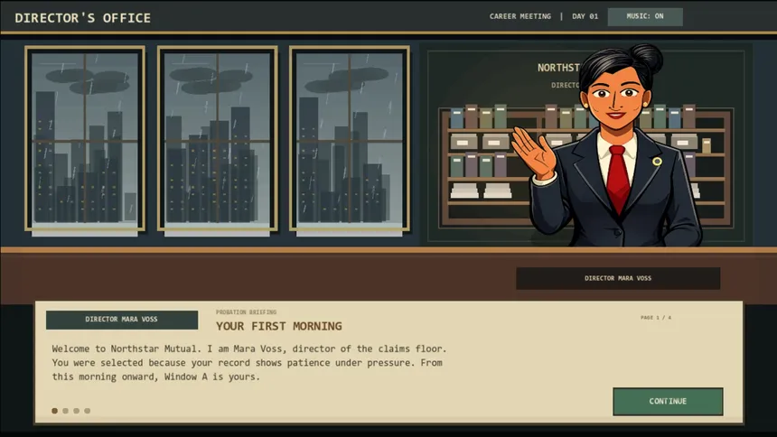 Скриншот 1 к игре Insurance Worker Game