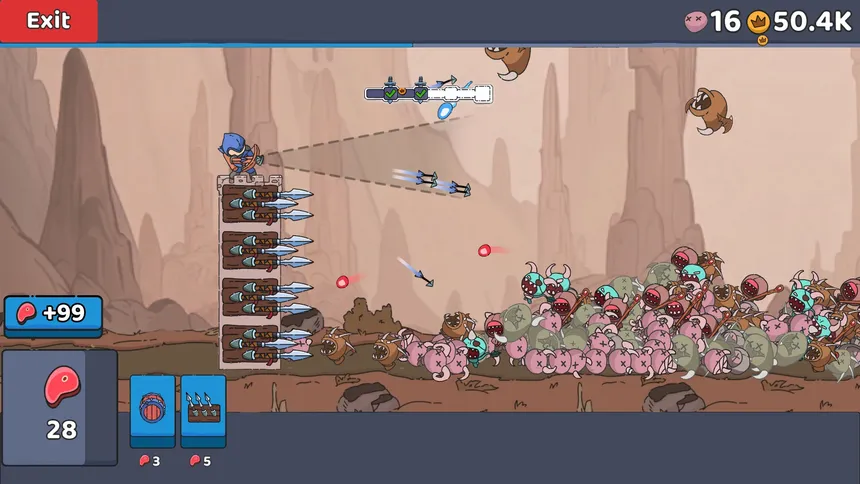 Скриншот 2 к игре Tower vs Goblins: Fight & Defence