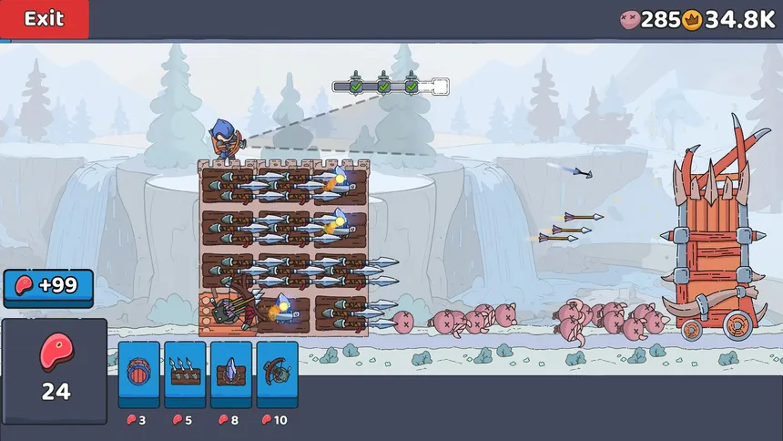 Скриншот 3 к игре Tower vs Goblins: Fight & Defence