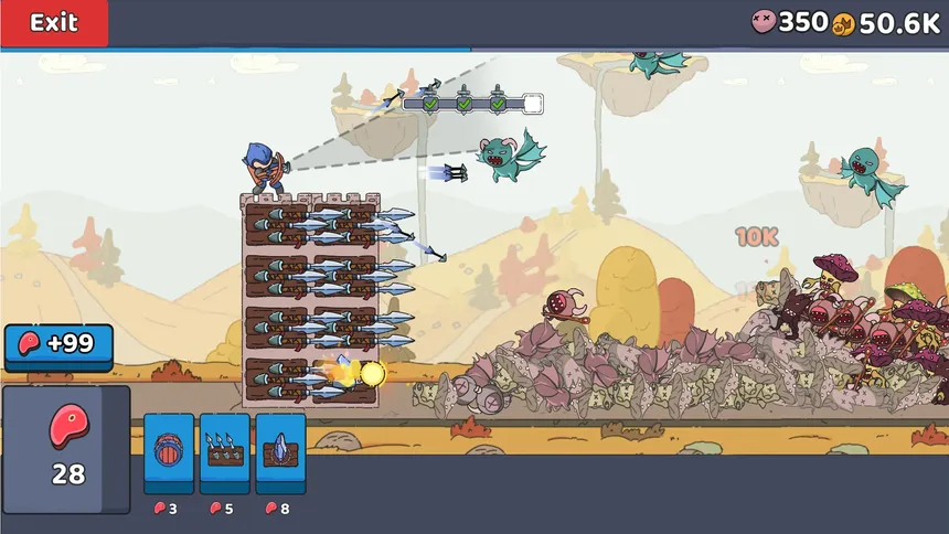 Скриншот 4 к игре Tower vs Goblins: Fight & Defence