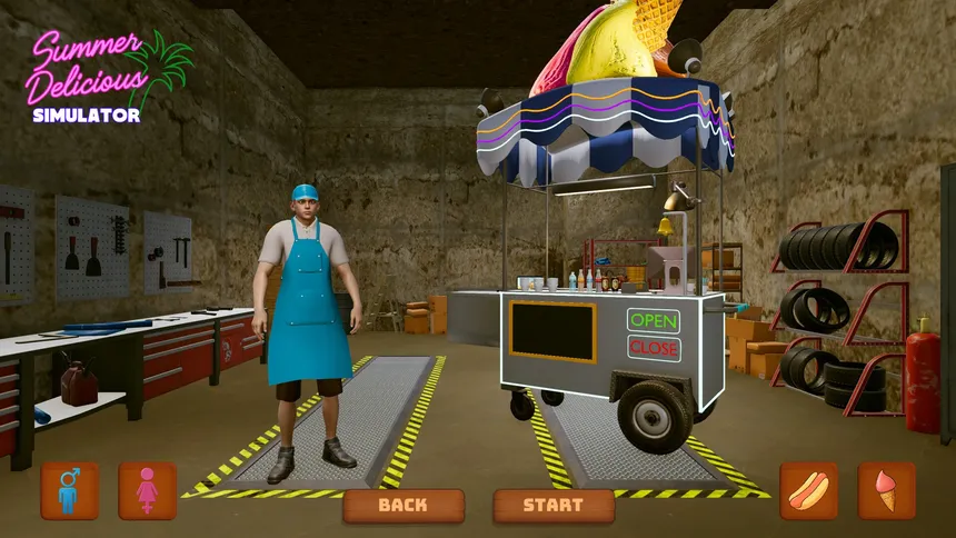 Скриншот 8 к игре Summer Delicious Simulator: Prologue