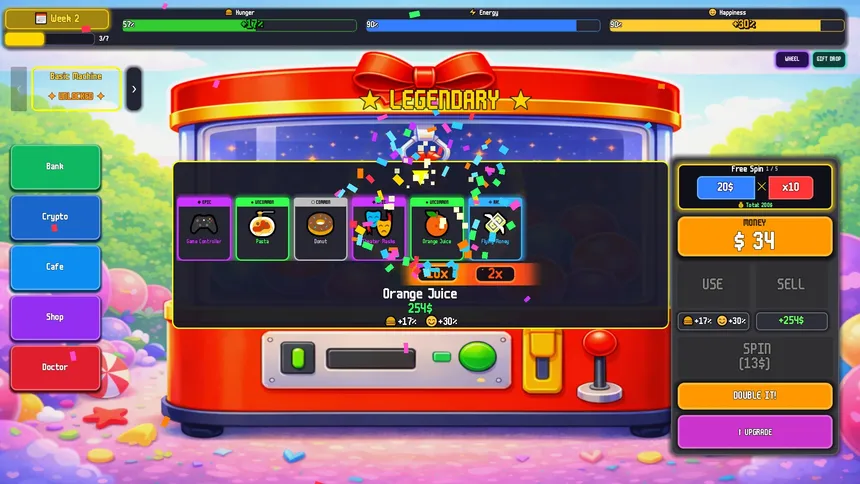 Скриншот 2 к игре Gift Drop Machine: Life Simulator