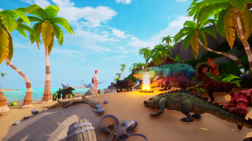 Скриншот 1 к игре Girl Island