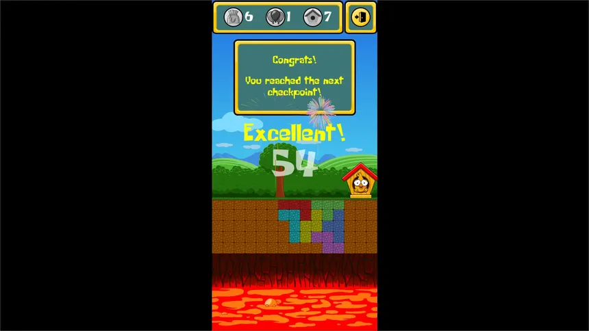 Скриншот 2 к игре Chicky Blocks