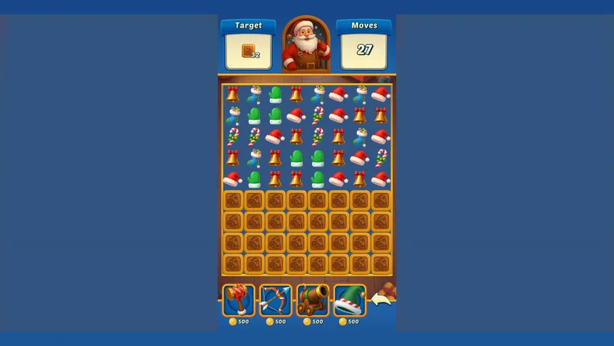 Скриншот 1 к игре Santa Holiday Puzzle
