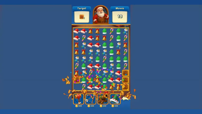 Скриншот 4 к игре Santa Holiday Puzzle