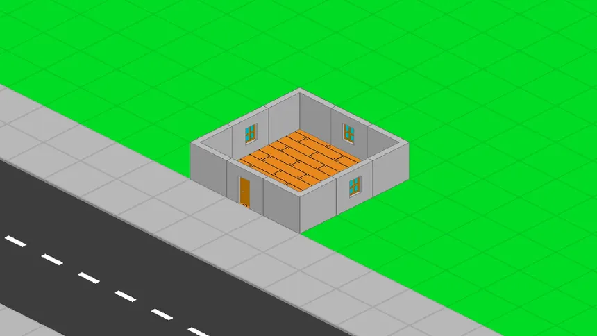 Скриншот 2 к игре Isometric House Builder