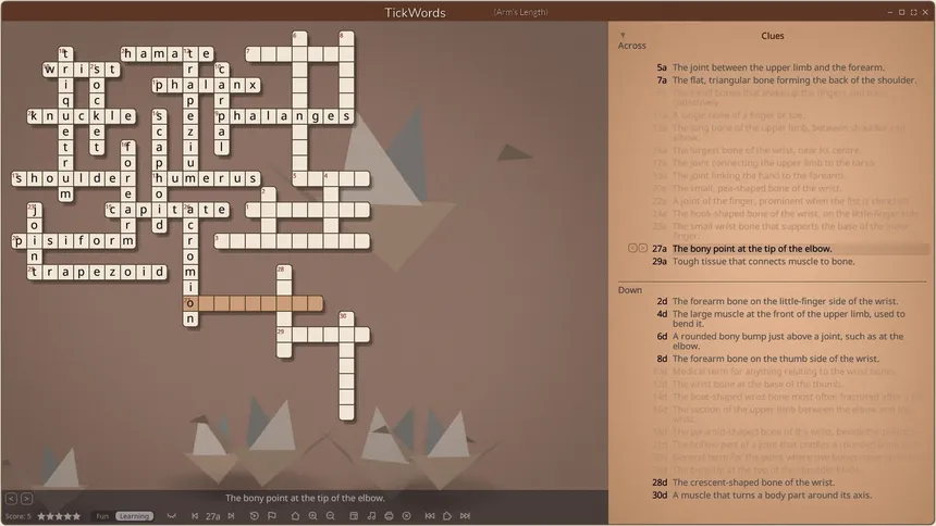 Скриншот 2 к игре TickWords
