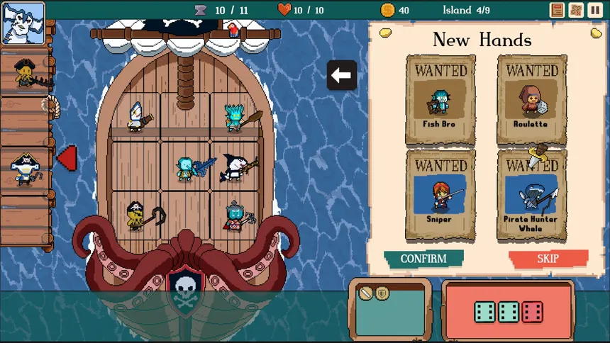 Скриншот 4 к игре DeckWrecking Pirates