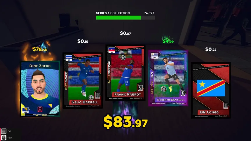 Скриншот 1 к игре Sports Card Shop Simulator (Симулятор магазина спортивных карточек)