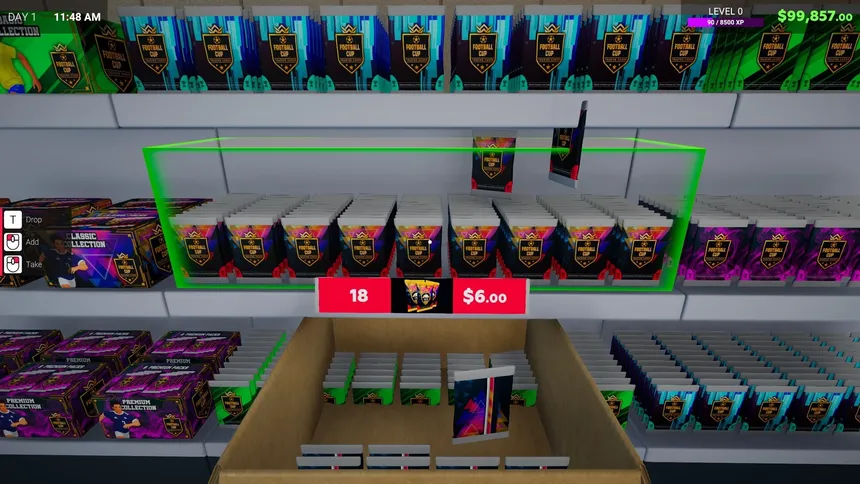 Скриншот 2 к игре Sports Card Shop Simulator (Симулятор магазина спортивных карточек)