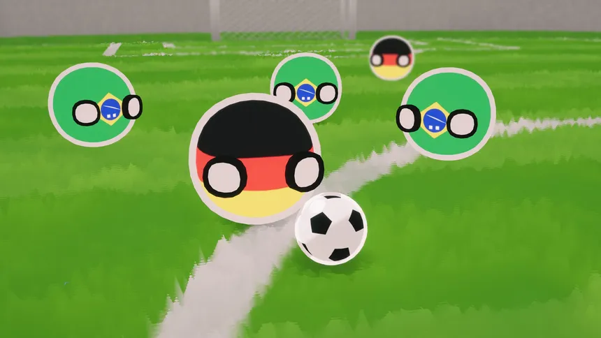 Скриншот 2 к игре Countryball Football Online