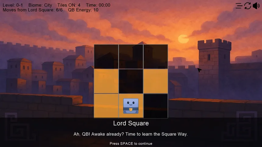 Скриншот 1 к игре QB Adventures: How to become a Qnight